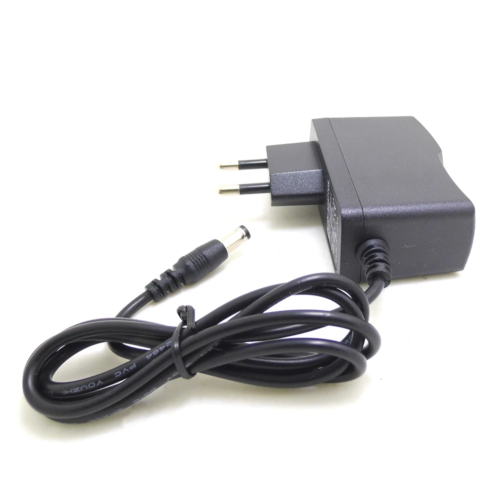 JIENUO EU Plug AC DC Power Adapter Supply Charger for Security Surveillance CCTV Camera IP Monitor 100-240V 12V 1A(2.1mm*5.5mm) image 5