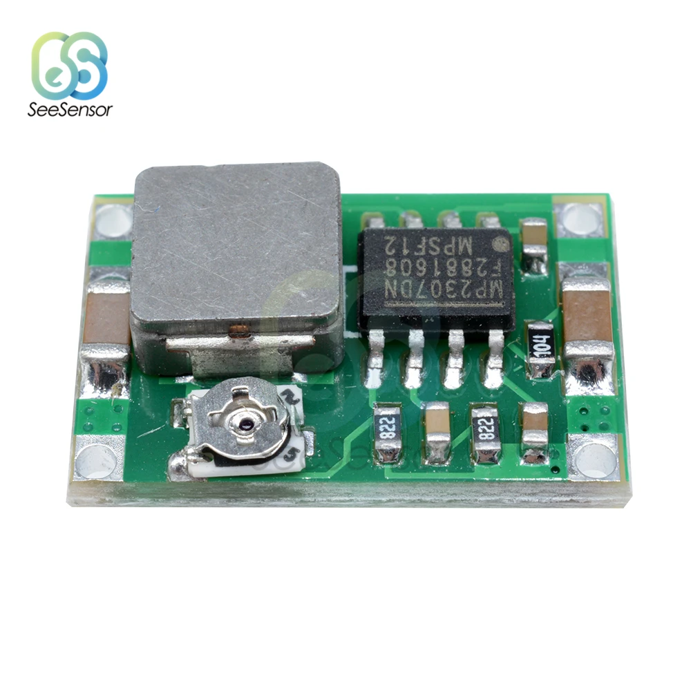 Mini 360 DC-DC HM Buck Converter Non-isolated Adjustable Step Down Power Supply Module 4.75-23V to 1-17V 340KHz
