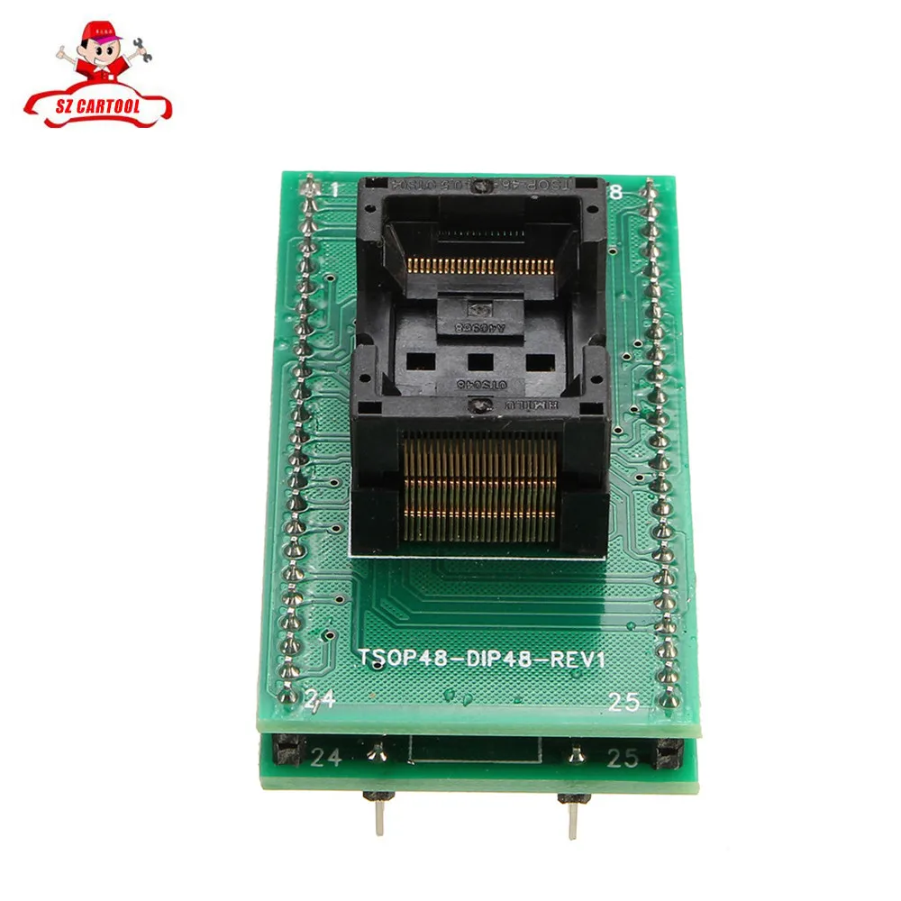 

Original New TSOP48 to DIP48 Socket Adapter TSOP-48-0.5-OTS04B for RT809H & TNM5000 Programmer & XELTEK USB Programme