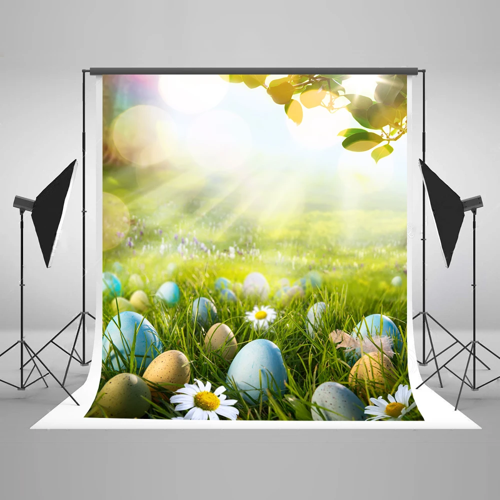 

VinylBDS New Easter Photo studio Photography Backdrops Spring Eggs Newborn Photography Background for Children Photo Studio