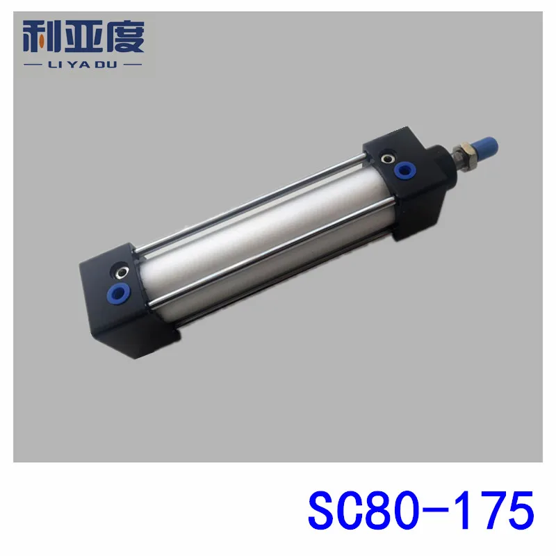 

SC80 * 175 стержень из алюминиевого сплава стандартный цилиндр SC80X175 пневматические компоненты 80 мм Диаметр 175 мм ход