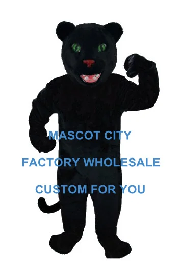 

Best Sell Panther Mascot Costume Deluxe Adult Size Forest Wild Animal Black Panther Cosply Costume Carnival Mascotte SW1076