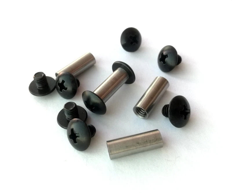 17mm *5mm Chicago Stainless steel Screws Philips Truss Head black Screws Suitable for 5mm hole