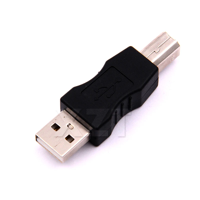 1PCS typ A zu typ B USB Drucker Scanner Adapter daten sync Koppler Konverter Stecker High Speed USB 2,0 Stecker auf Stecker
