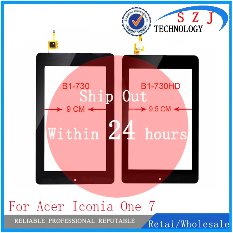 

New 7'' inch For Acer Iconia One 7 B1-730 B1-730HD TESTED Touch screen Panel Digitizer Replacment Free shipping