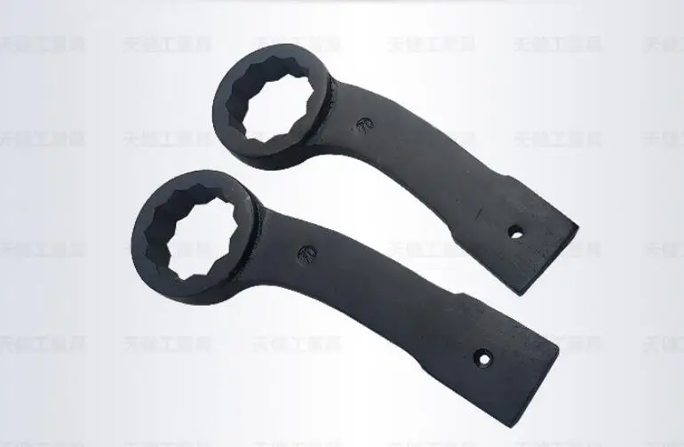 heavy crank Curved handle percussion single head plum spanner hand tool NO.C0248