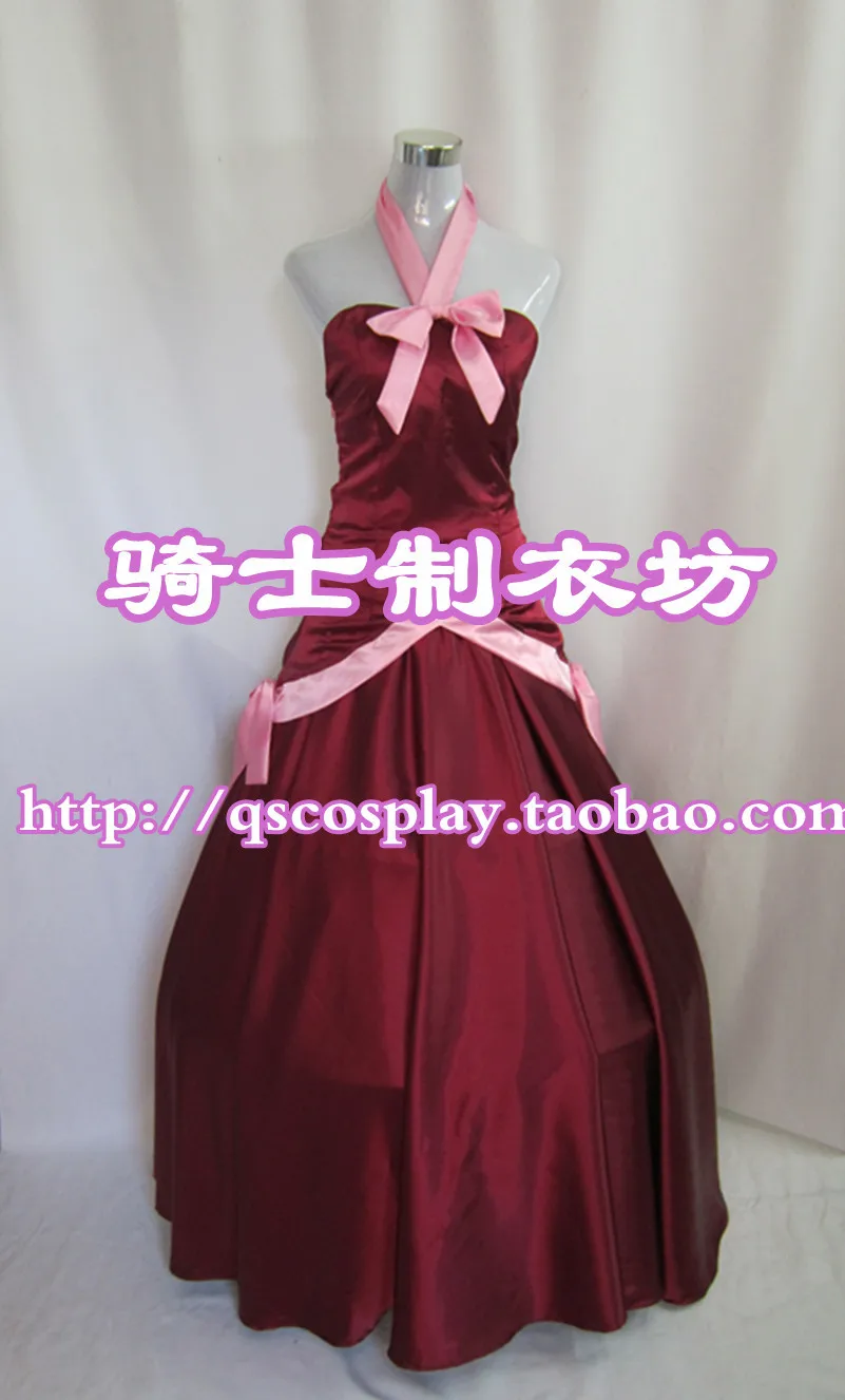 Custom-made Cosplay Costume Mirajane Strauss Dress+Pannier+Wig