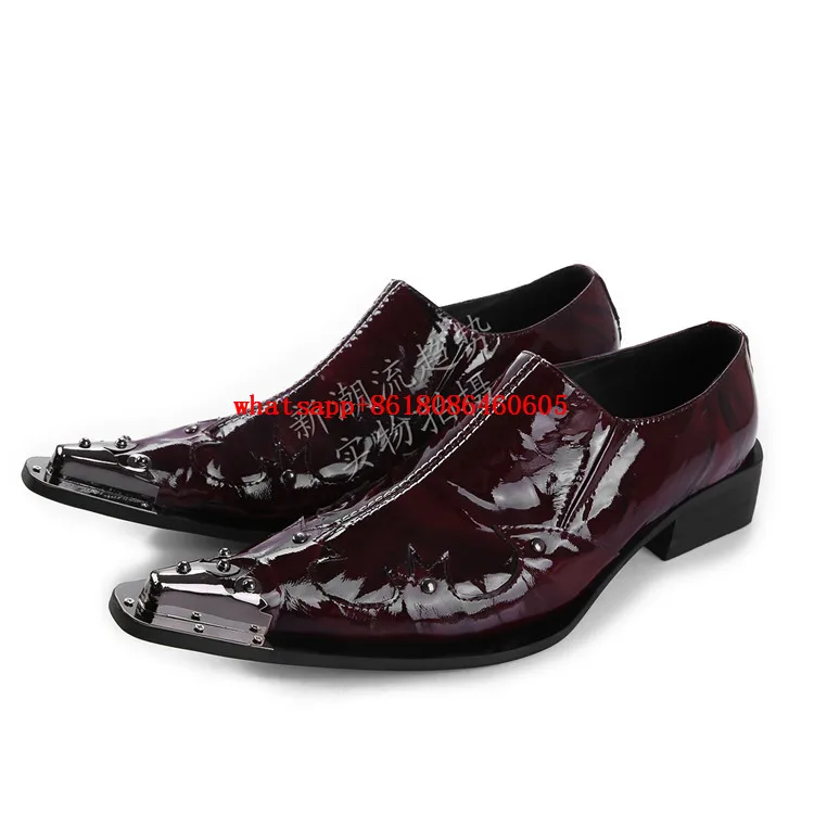 British Style Patent Genuine Leather Crocodile Skin Shoes Dress Wedding Formal Shoes classic Italian Mens Shoes Brands Size47