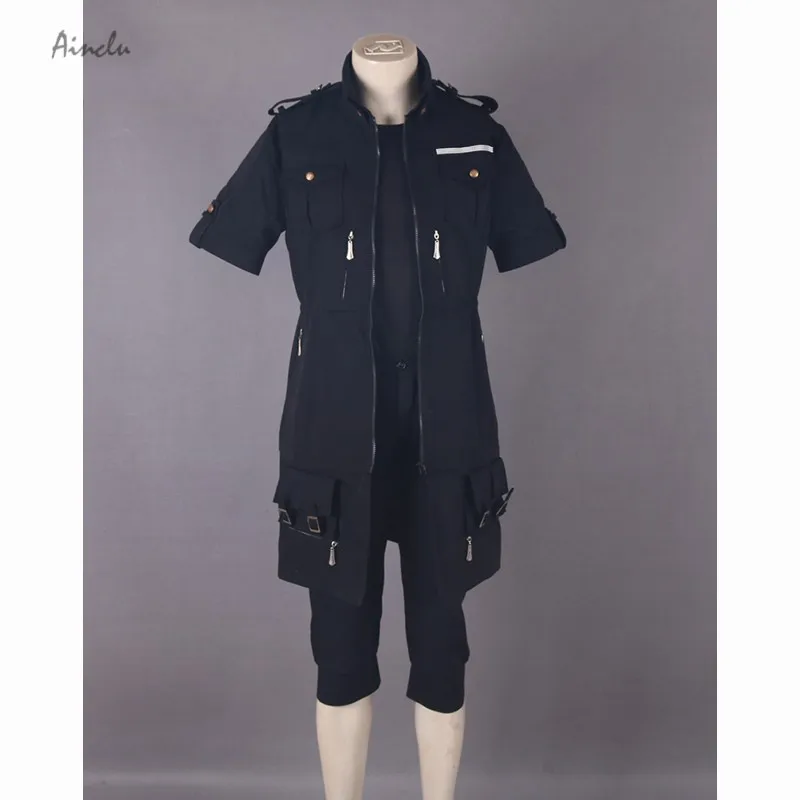 Ainclu Free Shipping Final Fantasy XV Brotherhood Noctis Lucis Caelum Fighting Uniform  Halloween Cosplay Anime Lucy Costumes