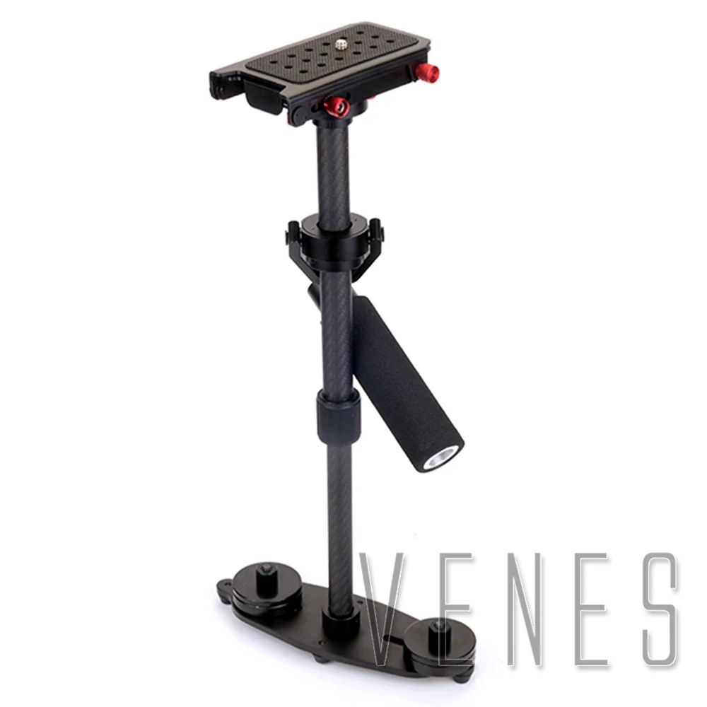 Venes Mini Camera Stabilizer Handheld Steadycam KS-F2 for Camcorder DV Video Camera DSLR