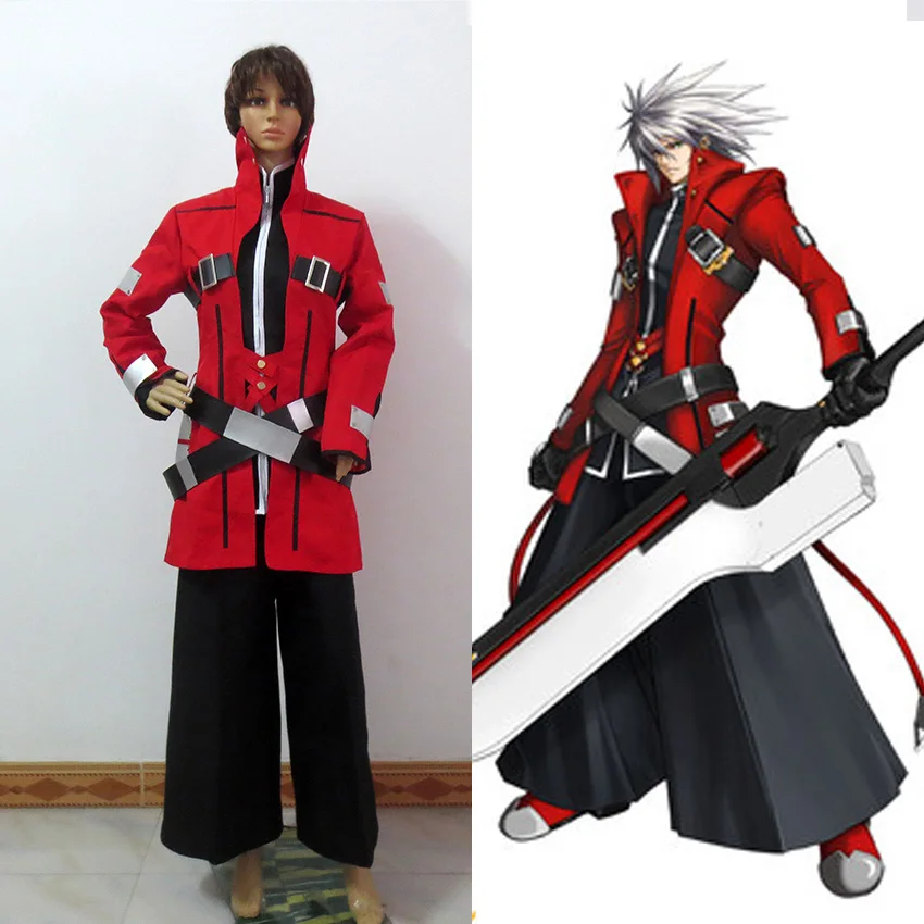 Anime Blazblue Alter Memory Ragna the Bloodedge Cosplay Costume Fighting Game