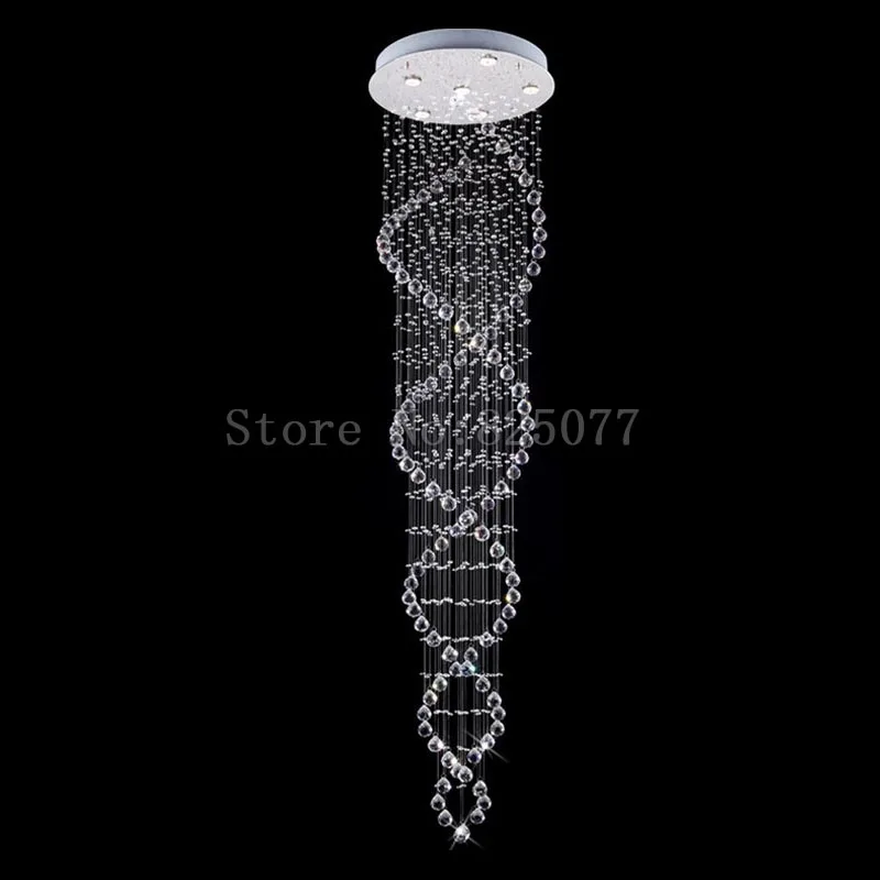 

DHL shipping super crystal light hall chandelier size Dia800*H2500mm villa hotel decoration crystal chandeliers JF1289