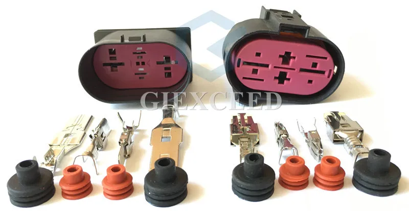 

4 Pin AC Assembly 1J0906444 1J0906234 Auto Wire Sensor Plug Fan Socket For VW Passat B7 Tiguan Golf Skoda Octavia Yeti Audi