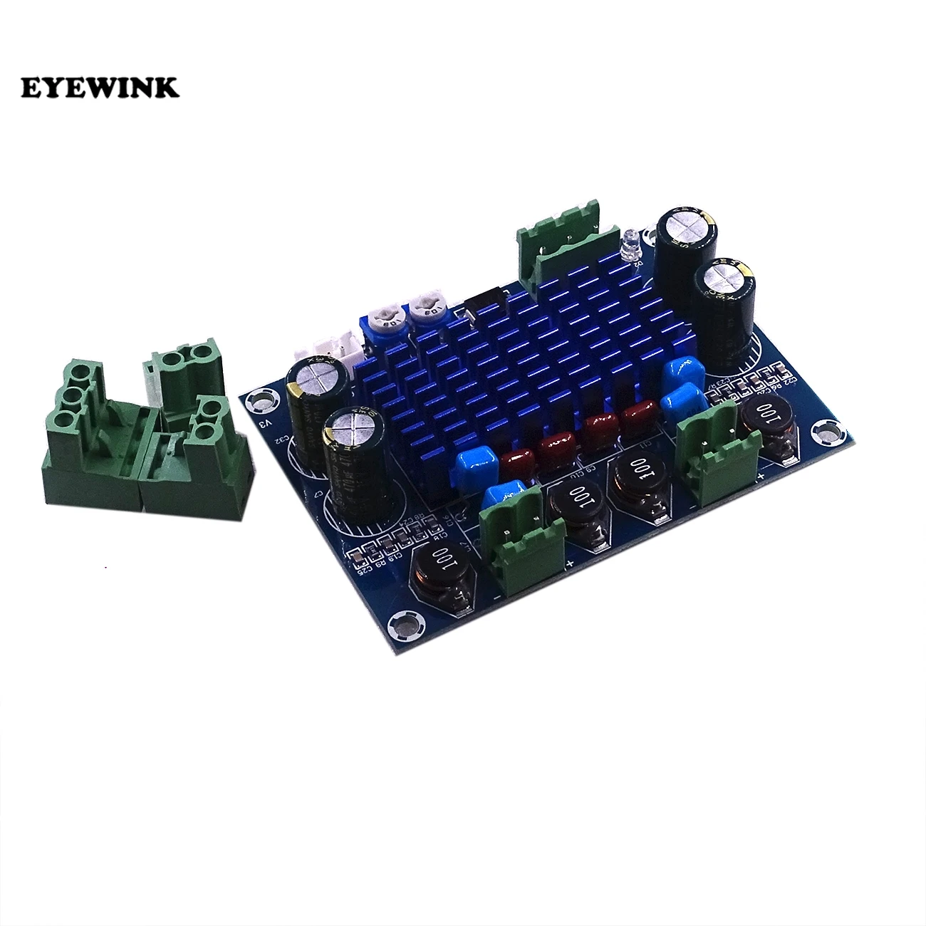 XH-M572 TPA3116D2 2 X 120W chassis dedicated plug-in 5V - 24V - 28V output high power digital HIFI amplifier board