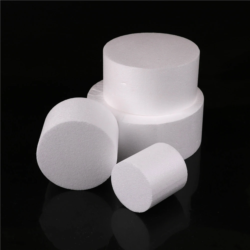 4/6/8/10 inch Round Styrofoam Foam Cake Dummy Sugarcraft Flower Decor Patrice Model New