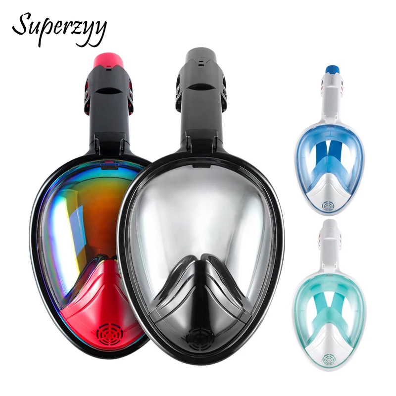 

Diving Mask Underwater Scuba Anti Fog Full Face Women Men Child Swimming Snorkel Mask Diving Equipment For GoPro