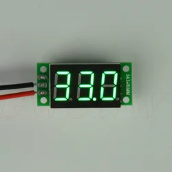 GWUNW BY336V DC 10V 30V 50V 100V 200V 500V 3 bit 0.36inch digital voltmeter  Panel Meter   Voltage Tester