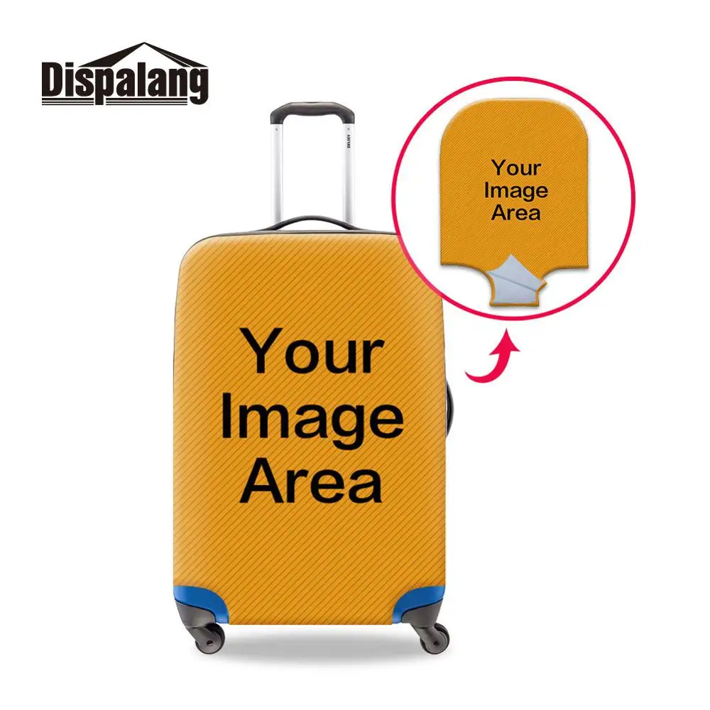 Personalized Custom Image Pattern Luggage Protect Cover For 18-32 Inch S/M/L/XL 4Size Dustproof Suitcase Case Travel Accessories