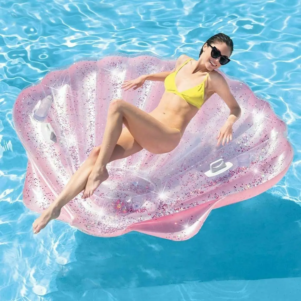 Egoes Swimming Pool Beach Lake Inflatabull Pink Seashell Island 57257
