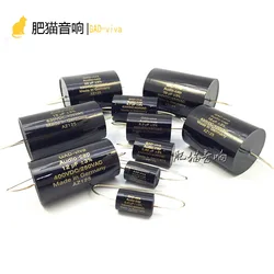 1lot/2pcs German original GAD-viva zinc audio-cap Silver 0.01uf-100uf 400V-630V foil fever audio capacitor free shipping