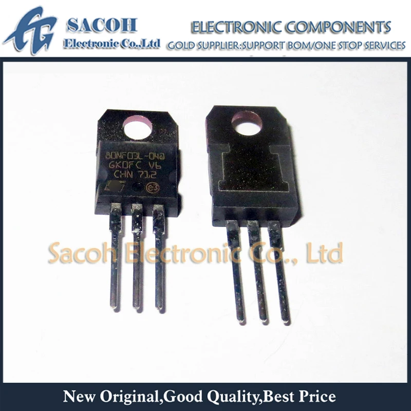 New Original 5Pcs/Lot STP80NF03L-04 P80NF03L-04 P80NF03L STP80NF03L-04G 80NF03L-04G TO-220 80A 30V Power MOSFET