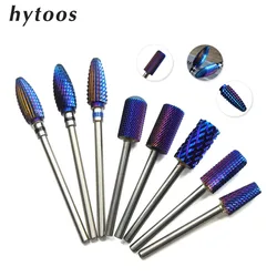 HYTOOS Purple Coating Tungsten Carbide Nail Drill Bits 3/32