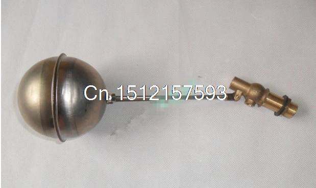 

1) 4" 100mm Ball DN15 1/2"BSP Male Stainless Steel Water Boiler Machine Float Valve Level Switch Hi-Temp Screw Length 25/40/60mm