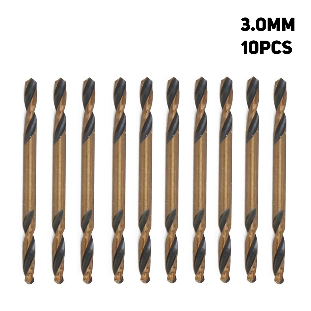 High Quality 10pcs mini 3-5.2mm Twist Drill Bit saw set Open Shallow Hole Spiral HSS cobalt Double End metal Woodworking Tools