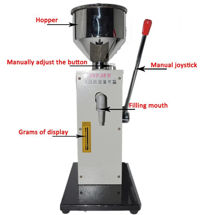 Paste /Liquid Filling Machine Dosing Filling Machine Manual Stainless Steel Paste Filling Machine SGY-35B