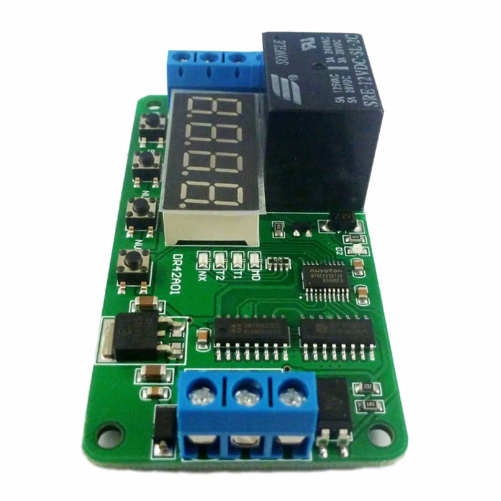 DC 12V Dual CH Multifunction DPDT Delay Relay Time Switch Turn on/off PLC Module For Polarity switching Stereo Audio