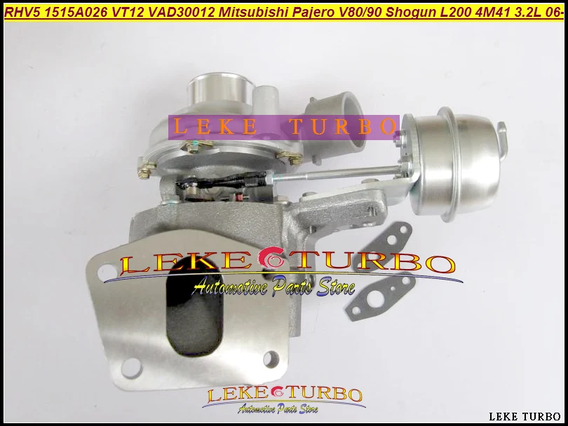 RHV5S VT12 1515A026 VED30012 VAD30012 VT-12 Turbo Turbocharger For Mitsubishi Pajero Shogun L200 06- 4M41 3.2L DI-D 168HP 125kw