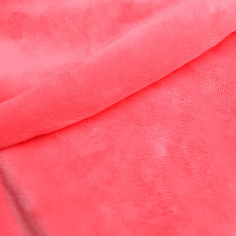 6pcs 40*50cm New Pink super soft coral fleece Fabric Meter Plush Telas Tissus Patchwork Sewing Textiles Handmade Peluche  Tissus