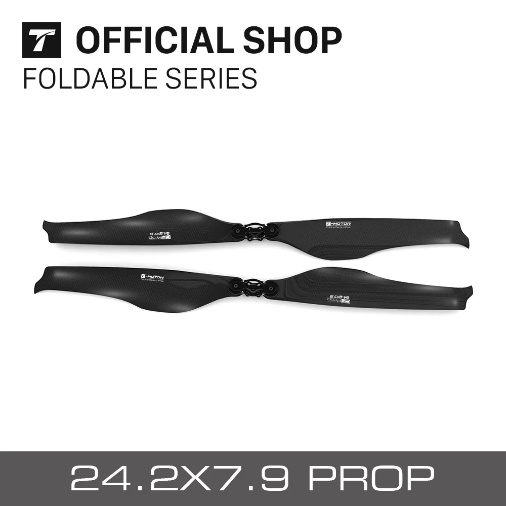 T-motor Tiger Motor Folding Carbon Fiber Propeller FA24.2x7.9-2PCS/PAIR For RC Drones