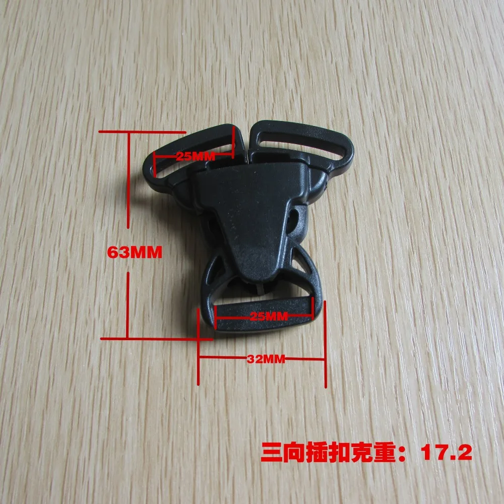 Booster seat strap Accessory High chair Harness Replacement Buckle 1 Inch 3-Point Side Squeeze Buckle