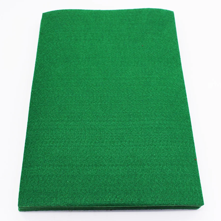 CMCYILING Rot Grün Filz Stoff 1 MM Dicke Polyester Tuch Für DIY Handwerk Sammelalbum Nicht-Woven Blatt 20 Teile/los 20*30cm – Detail 3
