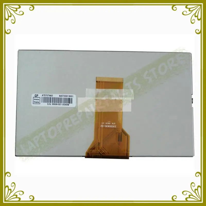 Original 7.0 Inch LCD Screen Pancel 20000927-01 20000600-02 For AT070TN92 V.X V.1 7