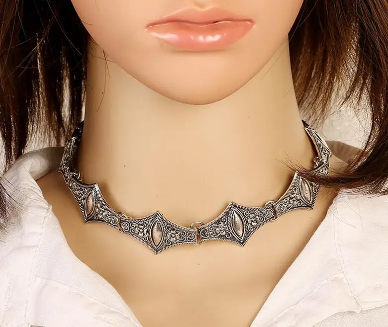 30+7cm boho bamboo pattern alloy fashion choker jewerly