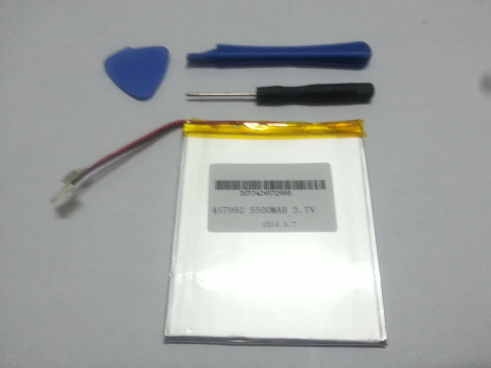 

3.7V 5500mAH Li-ion( Polymer lithiumion) battery for 7,8,9 inch tablet PC ICOO D70pro 4.5*79*92mm Free Shipping