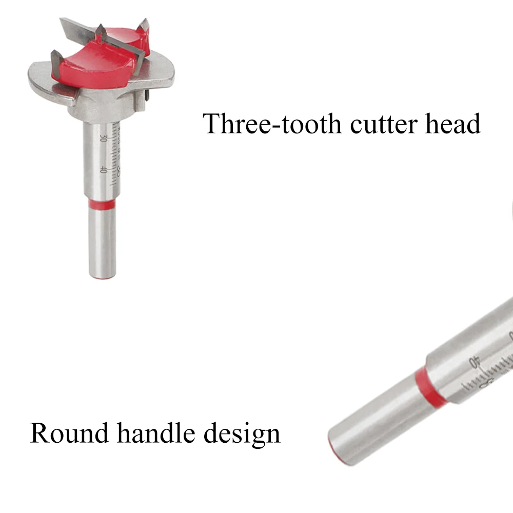 15/20/25/30mm dobradiça de broca do eixo helicoidal chato auto centralização buraco cortador de madeira hex chave carpintaria buraco saw para a ferramenta elétrica