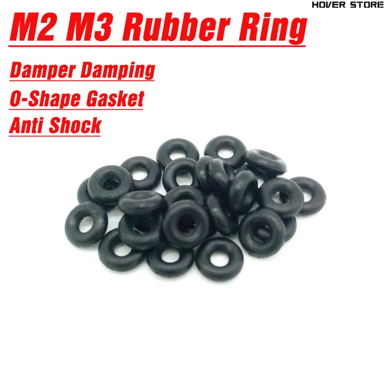 M2 M3 Upgraded Silicone rubber O-shape Ring Gasket M2 M3 rubber Damper Damping For F3/F4/F7 Flight Control FPV RC Drone