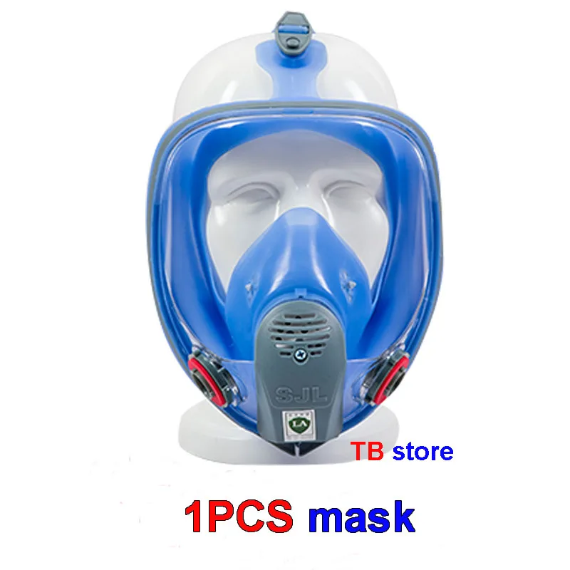 Breathing full mask high quality Silica gel Anti-fog High definition respirator mask Can cooperate Multi-type filter gas mask