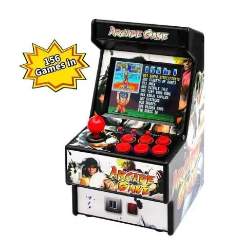 Retro Mini อาเขตเกมคอนโซลเกมมือถือ2.8 "16บิตเกม Player Built-In 156เกมคลาสสิคสำหรับเด็กของขวัญของเล่น