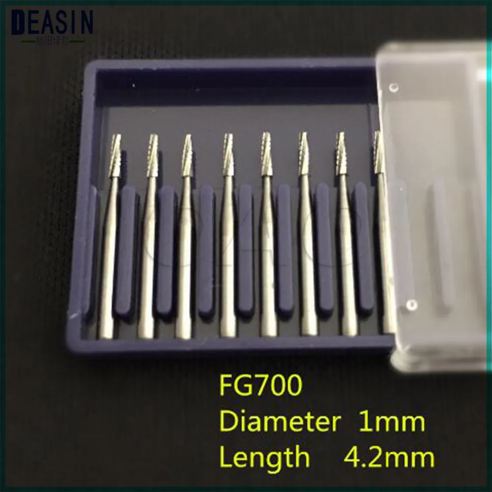 

20 PCS high quality Dental Tungsten Steel Carbide Burs High Speed 1.6mm FG 698-FG 702