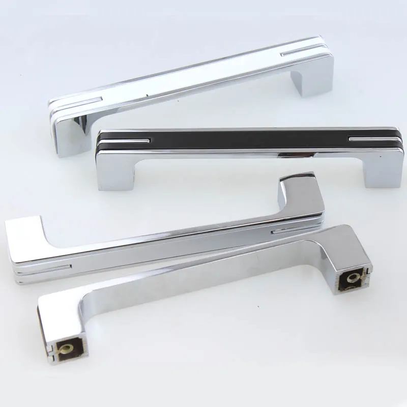 

320mm 160mm silver black wardrobe kitchen cabinet door handles 32mm 96mm silver white drawer cabinet pulls knobs modern fashion