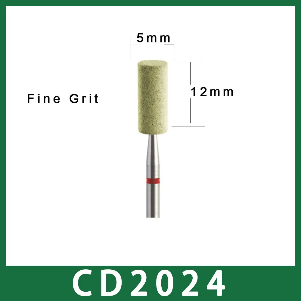 1PCS Dental Lab Ceramic Diamond Grinder Bur Mid-Coarse and Fine Grit for Low Speed Handpiece 2.35mm Shank