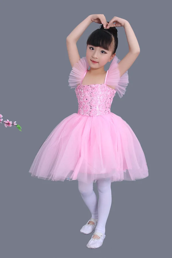 Professional บัลเล่ต์ชุดเด็กหญิงเด็ก 4 สี Swan ballet tutu ballerina ชุดเครื่องแต่งกายบัลเล่ต์สำหรับเด็กผู้หญิงเด็ก