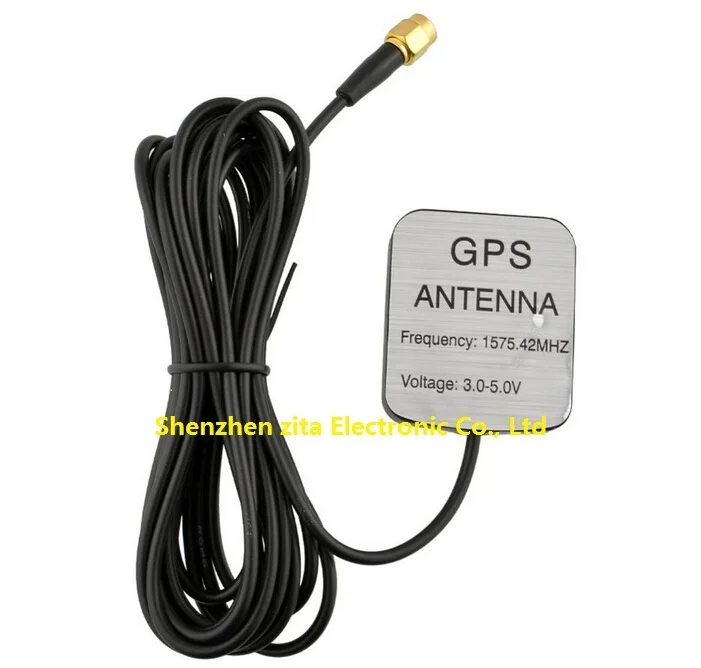 28dB LNA Gain RP-SMA Male GPS Antenna Aerial Waterproof Stronger Singal for Cable length 3 meters