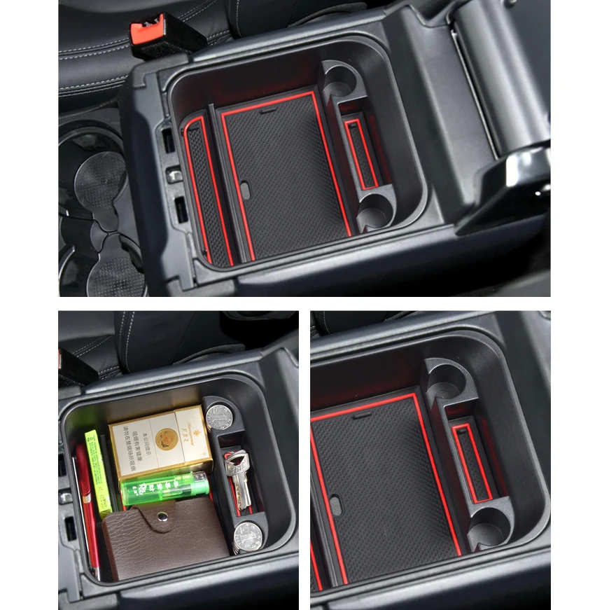 smabee Armrest Box Storage for for Land Rover Discovery 4 L319 LR4 2010 2011 2012 2015 2016 Car Organizer Accessories Tidying