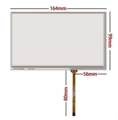 10pcs/lot New 164*99 mm 7 inch touch screen for AT070TN92 AT070TN90 touch panel