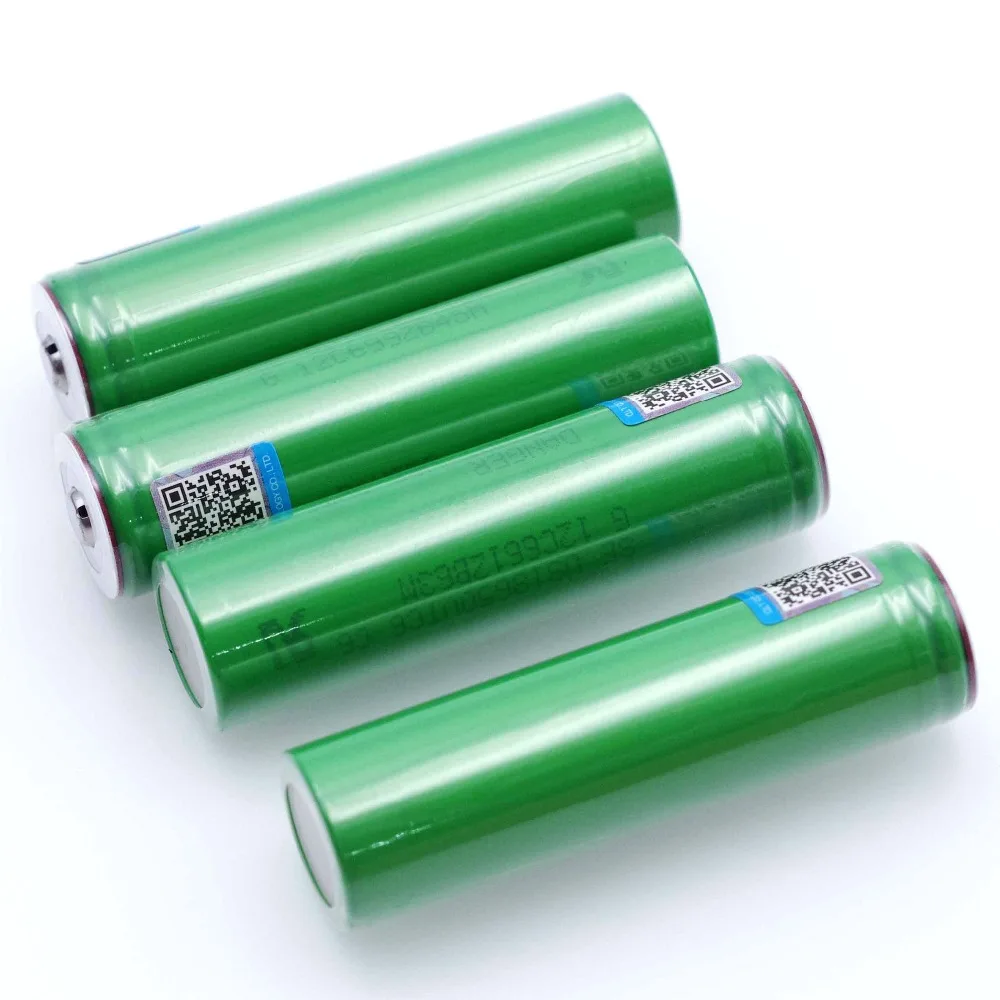 4 قطعة VariCore VTC6 3.7V 3000 mAh 18650 ليثيوم أيون بطارية قابلة للشحن 30A التفريغ ل US18650VTC6 بطاريات + وأشار